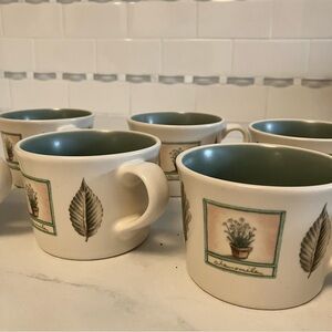 Pfaltzgraf set of 10 mugs.  Naturewood.  Excellent condition!